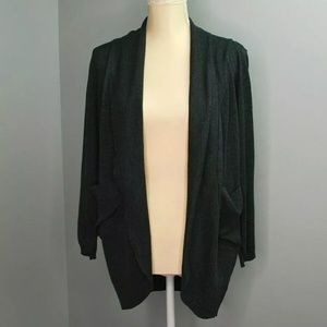 Charcoal Gray Cardigan Sz Large